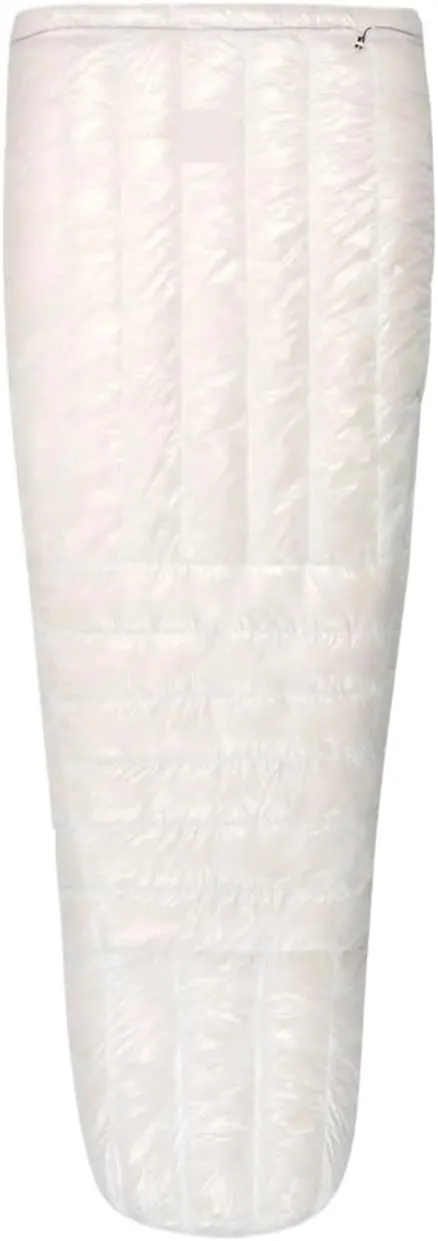 Ultralight Down Sleeping Bag -5°F 800FP for Winter Camping & Hiking, 10D Fabric, Windproof Twilight Quilt(Twilight II-White-L)