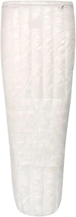 Ultralight Down Sleeping Bag -5°F 800FP for Winter Camping & Hiking, 10D Fabric, Windproof Twilight Quilt(Twilight II-White-L)