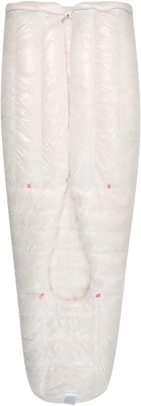 Ultralight Down Sleeping Bag -5°F 800FP for Winter Camping & Hiking, 10D Fabric, Windproof Twilight Quilt(Twilight II-White-L)