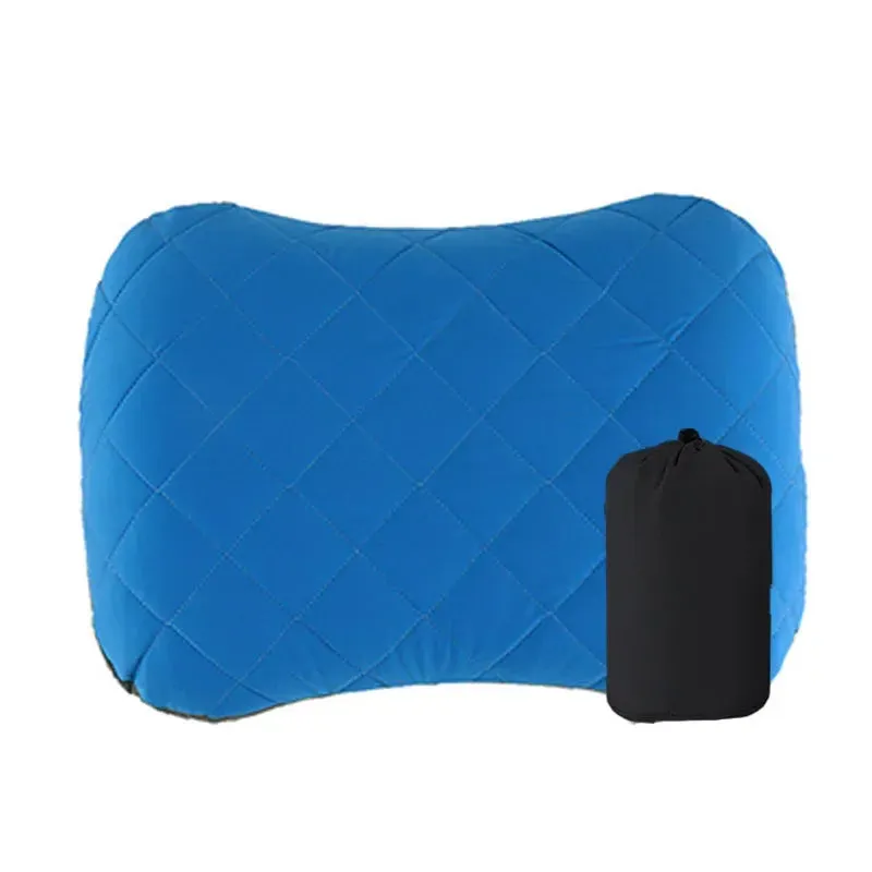 Ultralight Inflatable Camping Pillow – Upgraded Neck & Lumbar Support for Backpacking & Travel