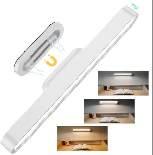 Under Cabinet Lighting, 2600mAh Rechargeable Mirror Light, 3 Colors Adjustable Magnetic Dimmable Closet Lights with 50 LED, Wireless Under Counter Lights for Kitchen, Stairs, Bedside, Desk