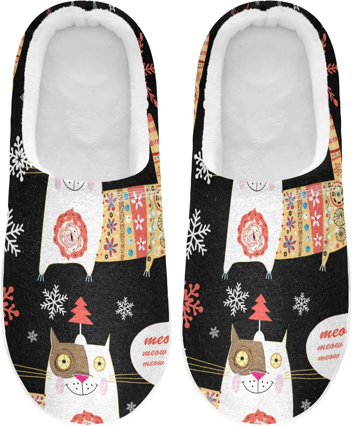 Unisex Memory Foam Warm Slippers Comfort Soft Casual Shoes for Indoor Outdoor S-XXXL