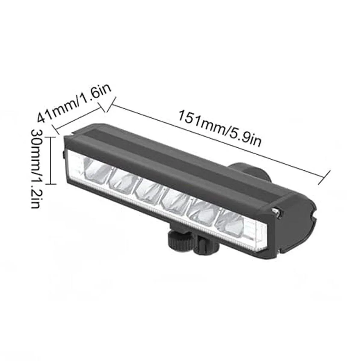 USB Rechargeable Bicycle Light Aluminum Alloy High Brightness LED Front Bike Lamp