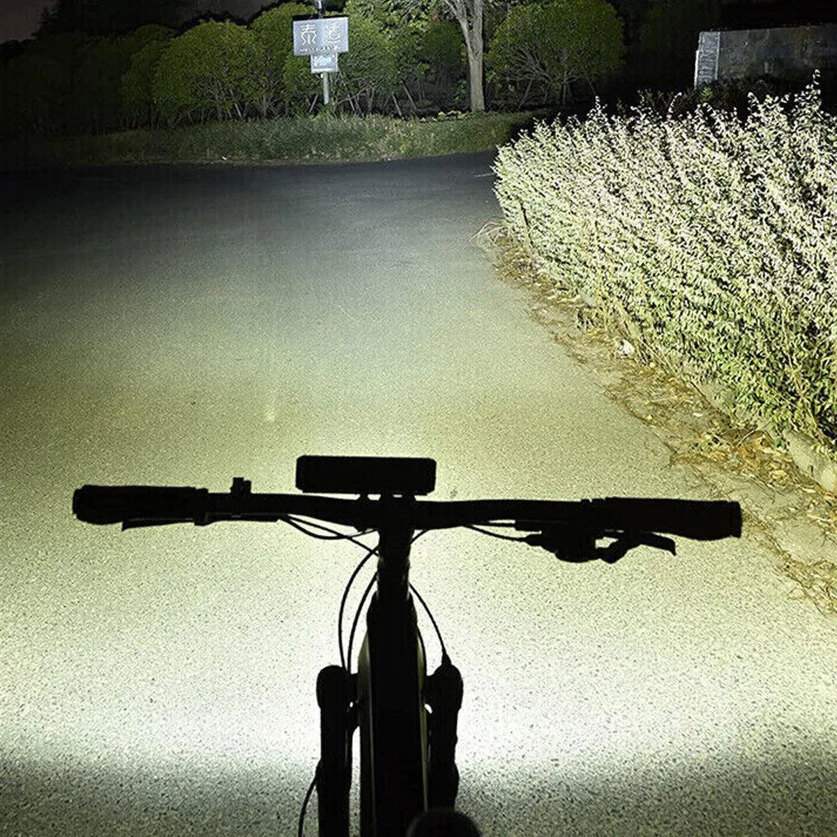 USB Rechargeable Bicycle Light Aluminum Alloy High Brightness LED Front Bike Lamp