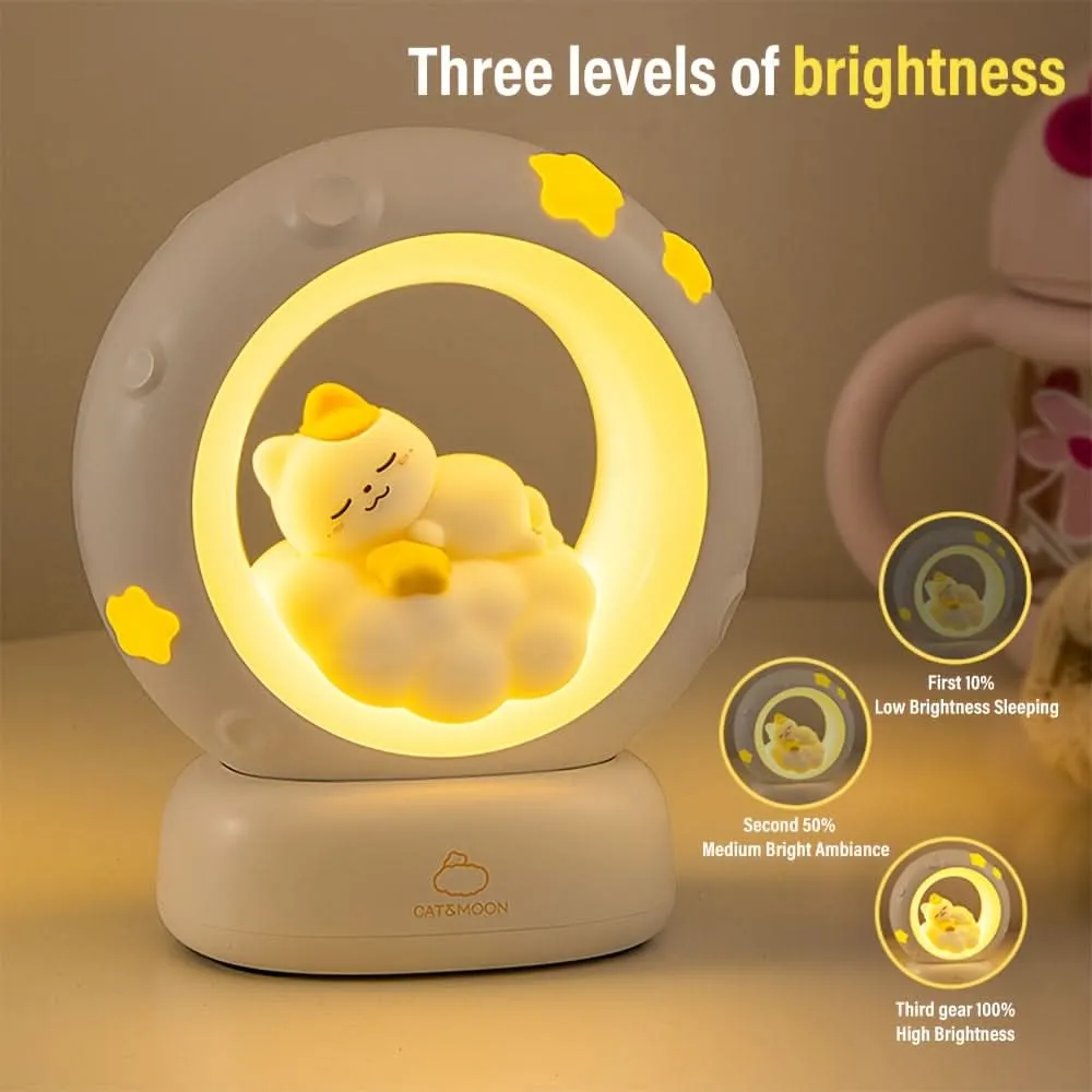 USB Rechargeable Cat Night Light