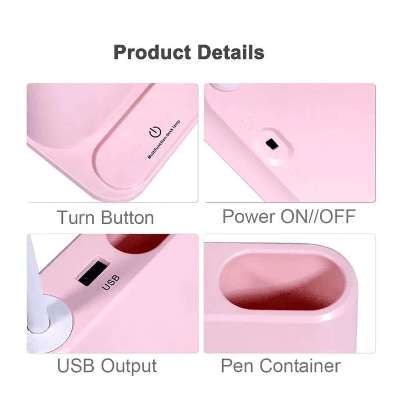 USB Rechargeable Desk Lamp