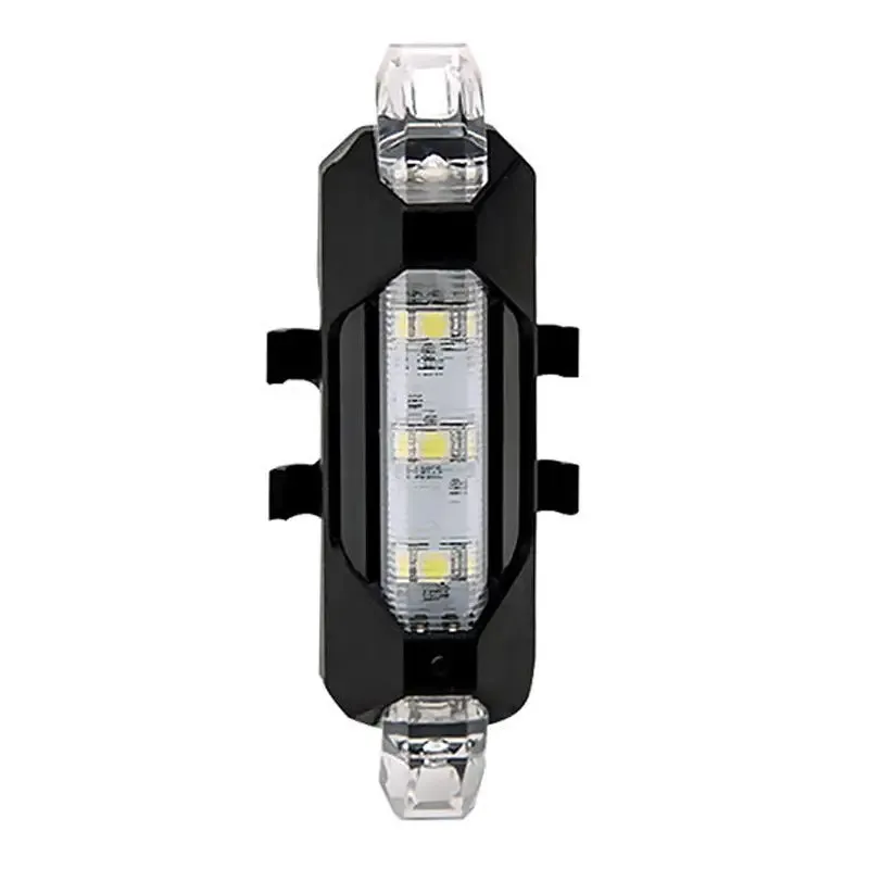 USB Rechargeable LED Bike Tail Light - 4 Flashing Modes For Safety And Visibility