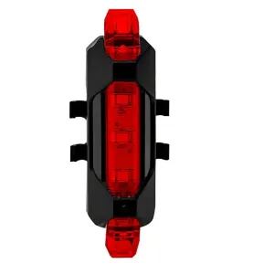 USB Rechargeable LED Bike Tail Light - 4 Flashing Modes For Safety And Visibility