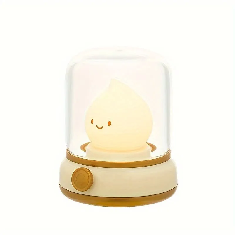 USB Rechargeable LED Night Light, Adjustable Brightness