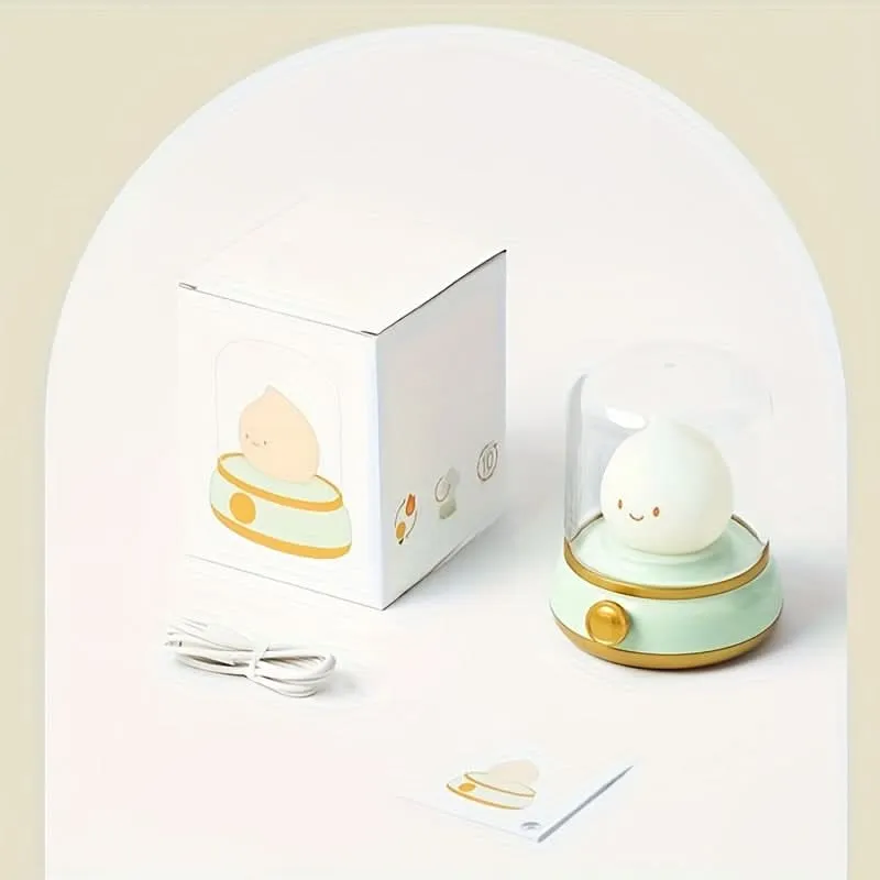 USB Rechargeable LED Night Light, Adjustable Brightness