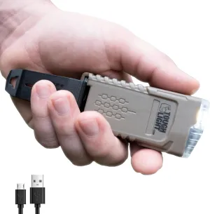USB Rechargeable Small LED Flashlight, High Lumens & High Powered, IPX-6 Waterproof, 8 Light Modes, Handheld EDC Flashlight for Camping & Emergencies
