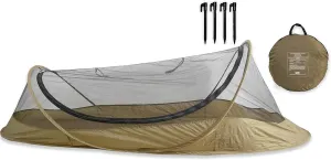 USGI Industries Bivy Tent | Lightweight Single Person Sleeping Net System for Outdoors, Camping, Survival, Hiking, Backpack | Mesh Protection
