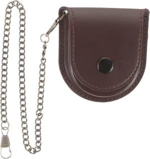 VALICLUD 3pcs Vintage Pocket Watch Pouch Portable Pu Storage Case for Outdoor Use Protective Waist Bag for Jewelry and Watches Chain Design Antique Chain