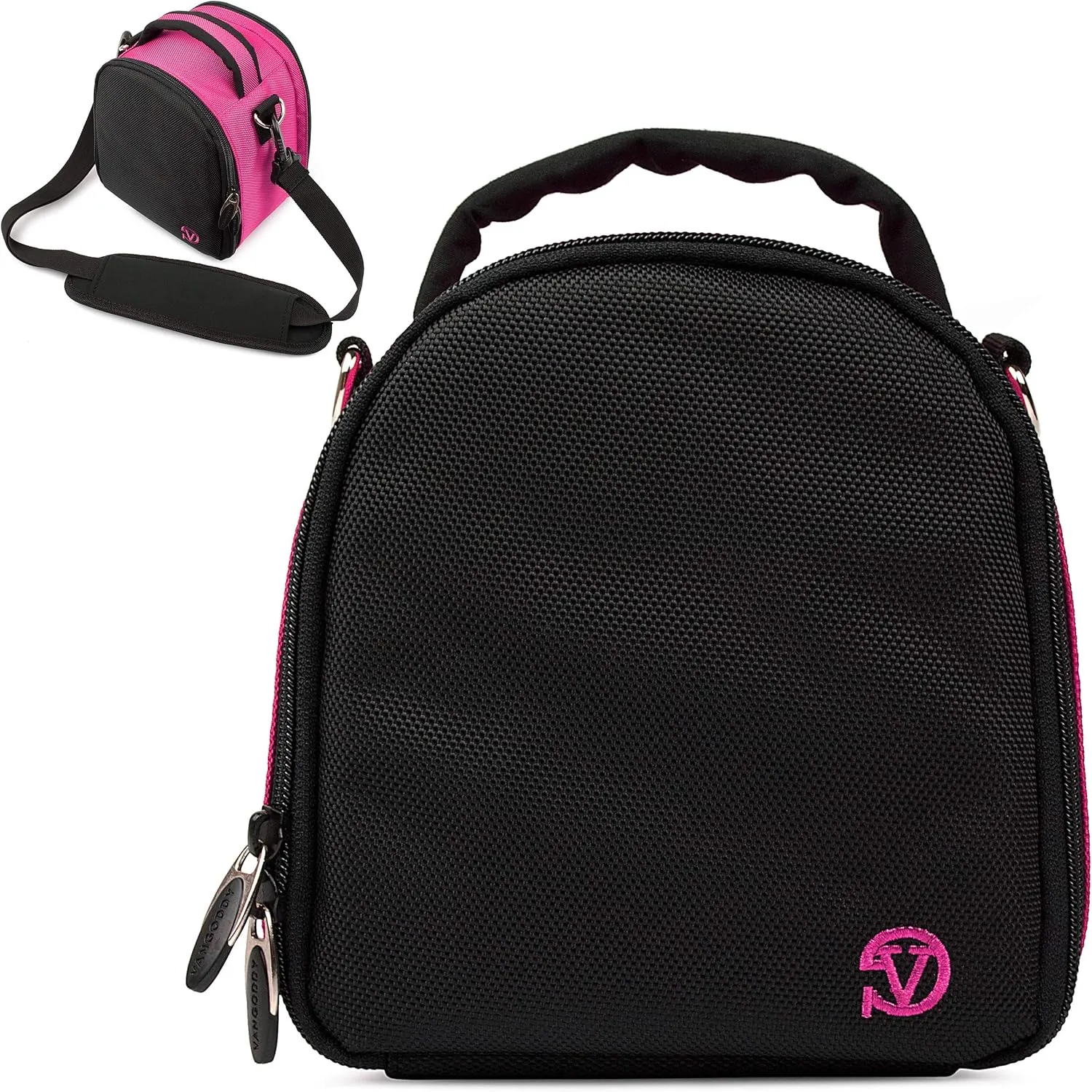 Vangoddy Laurel Magenta Carrying Case Bag for Leica SL-System, M-System, Q, APS-C System, X, Compact