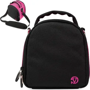 Vangoddy Laurel Magenta Carrying Case Bag for Leica SL-System, M-System, Q, APS-C System, X, Compact