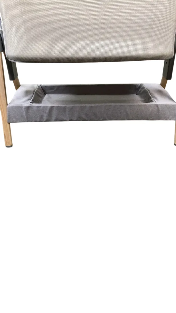 Venice Child California Dreaming Portable Bedside Bassinet, Grey/Wood