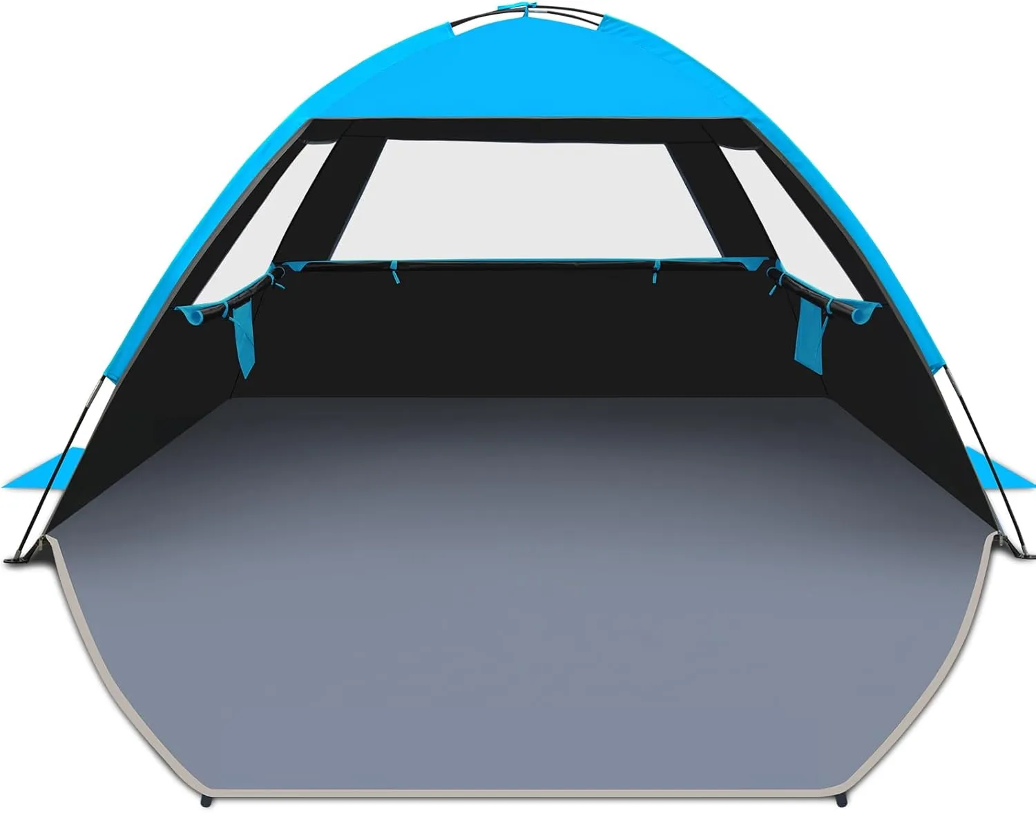 Venustas Beach Tent Sun Shelter for 3-10 Person, UPF 50  UV Protection Canopy, Lightweight and Easy Setup Cabana, Portable Beach Shade
