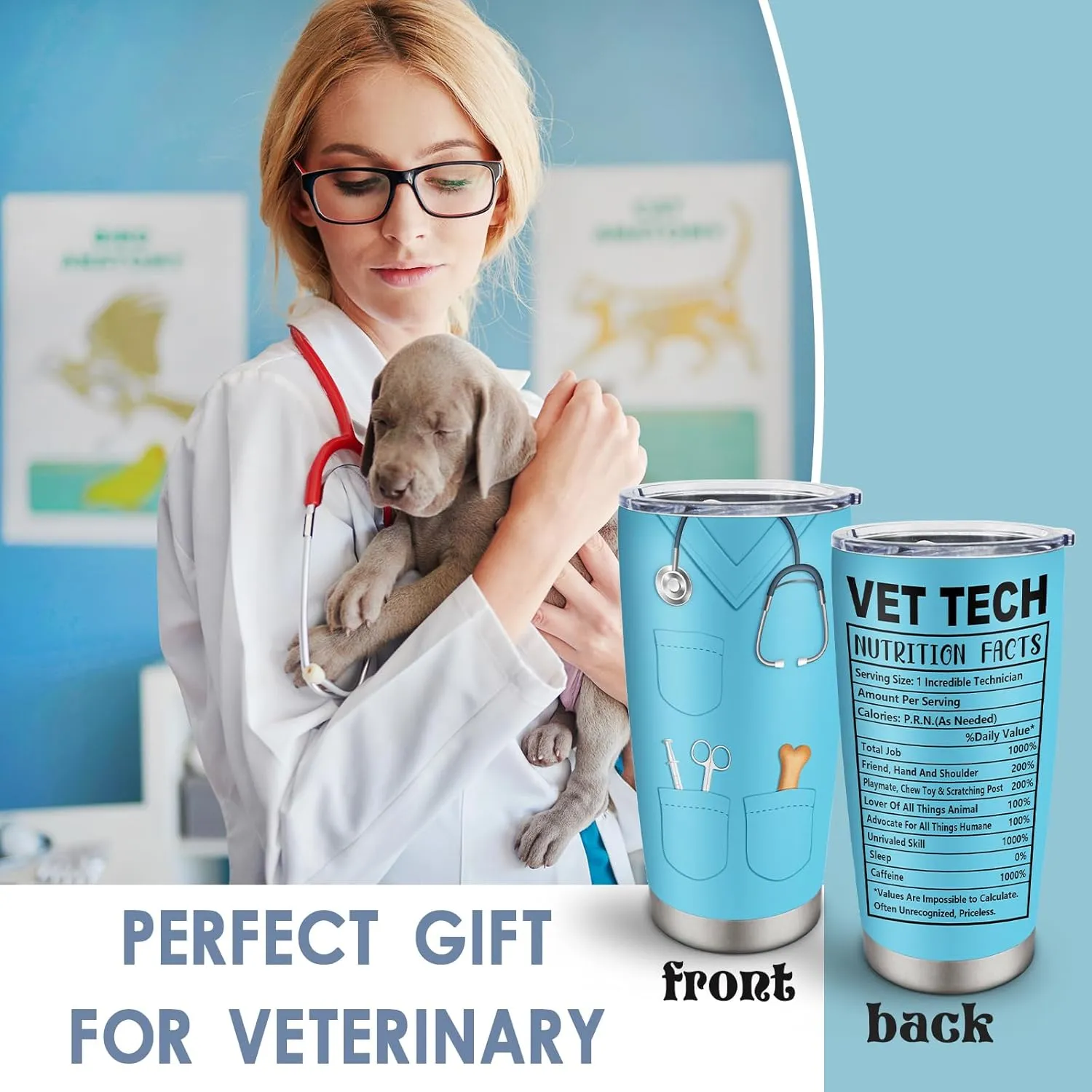 Vet Tech Gifts, Veterinarian Gifts, Vet Tech Gifts For Women, Vet Appreciation Gifts, Best Veterinarian Gifts, Future Veterinarian Gifts, Veterinary Technician Supplies Tumbler 20oz