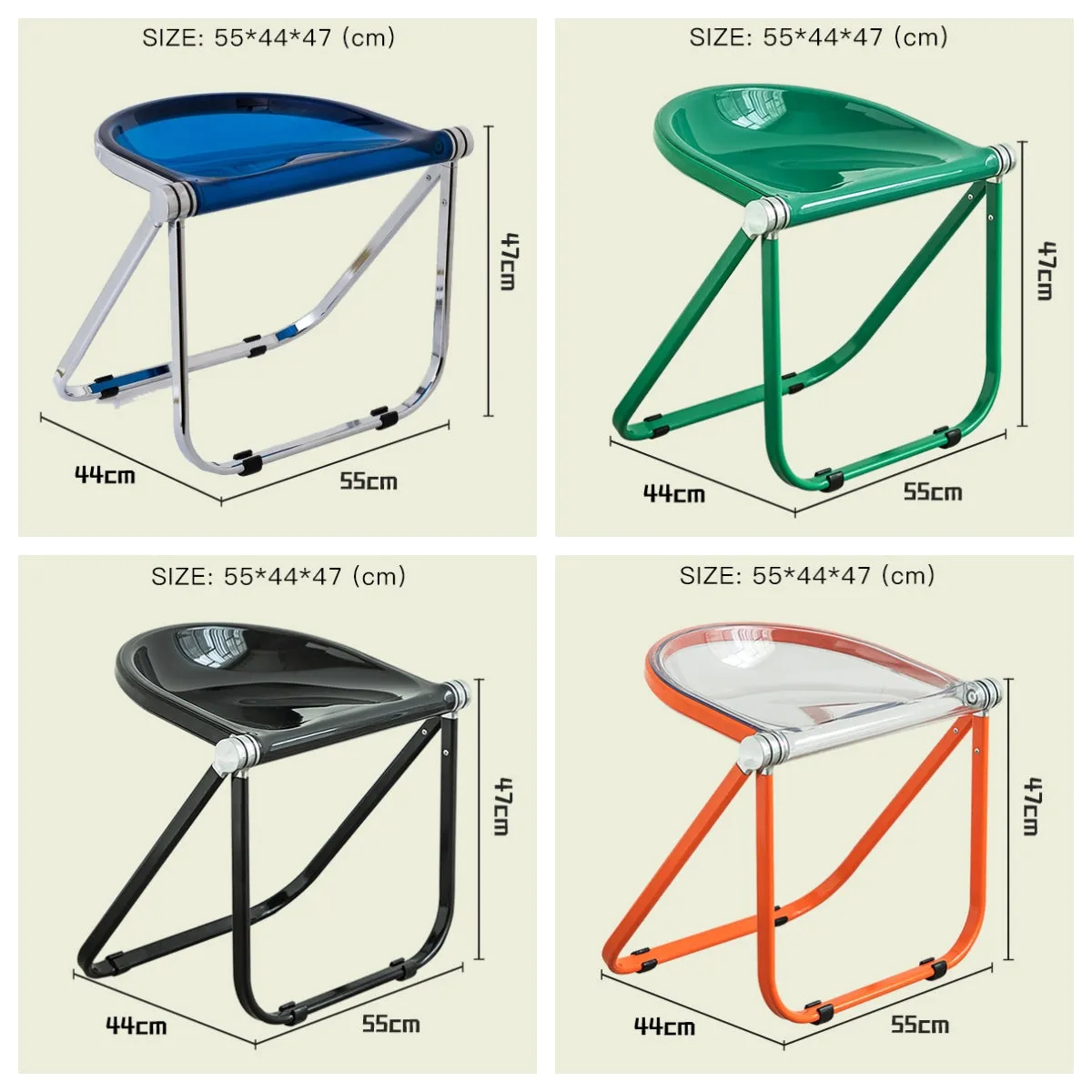 Vibrant Foldable Dining Chair