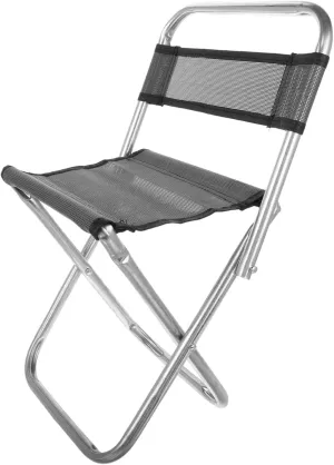 VICASKY Comfortable Folding Chair for Leisure Portable Camping Stool Multi Use Lightweight Fishing Chair Collapsible Design for Outdoor Activities Garden and Travel