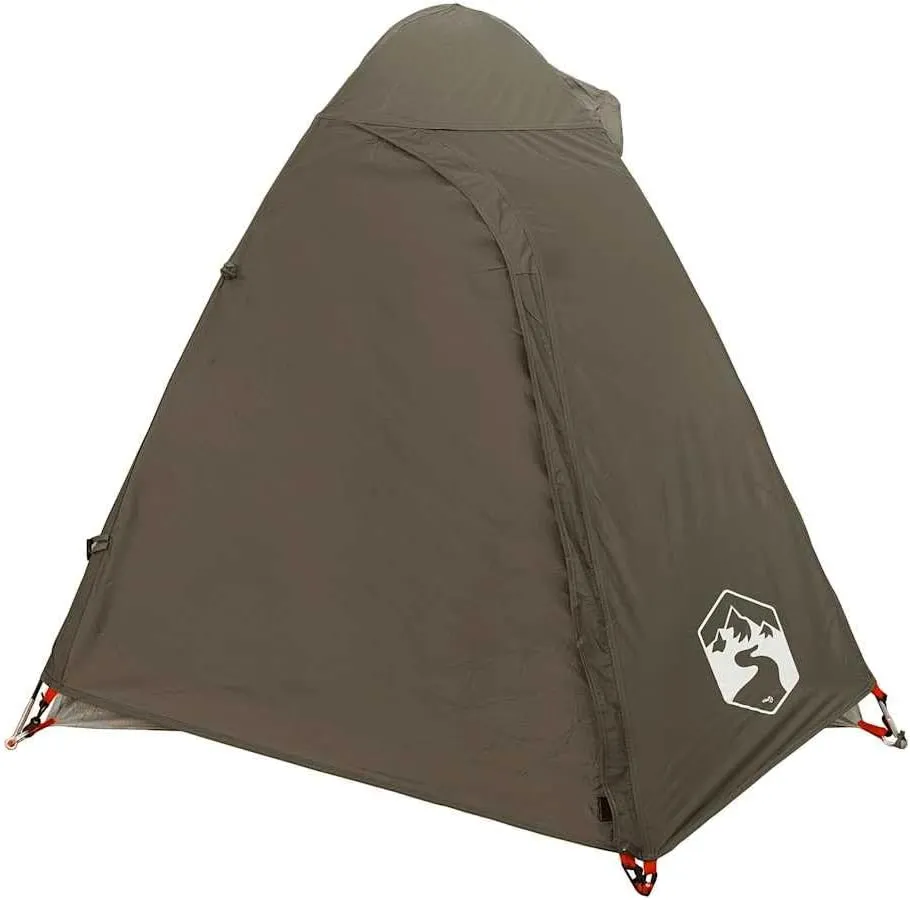 vidaXL Camping Tent Dome 2-Person Olive Green Waterproof