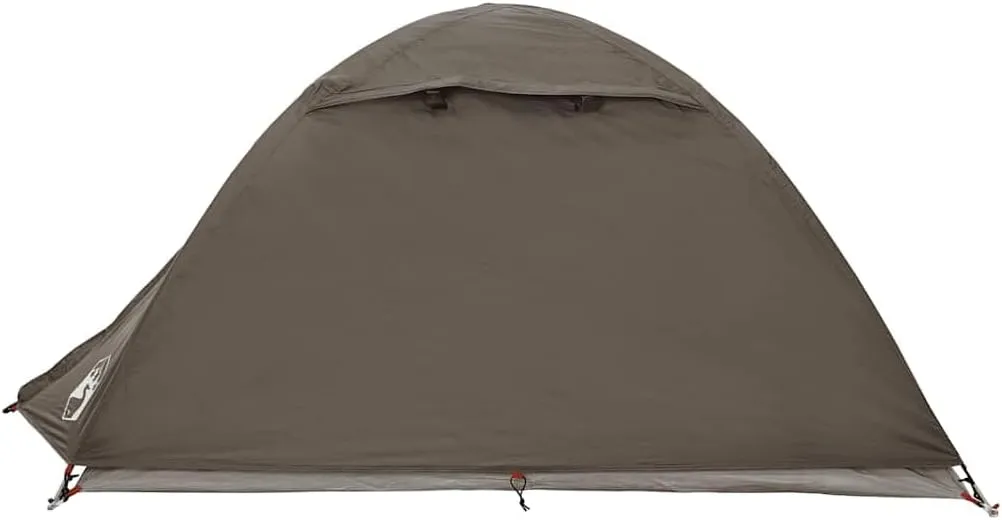 vidaXL Camping Tent Dome 2-Person Olive Green Waterproof