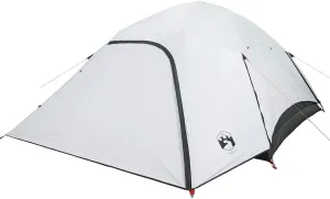 vidaXL Family Tent Dome 6-Person White Blackout Fabric Waterproof