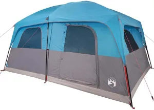 vidaXL Family Tent for 10 People Dome Tent Camping Tent Waterproof