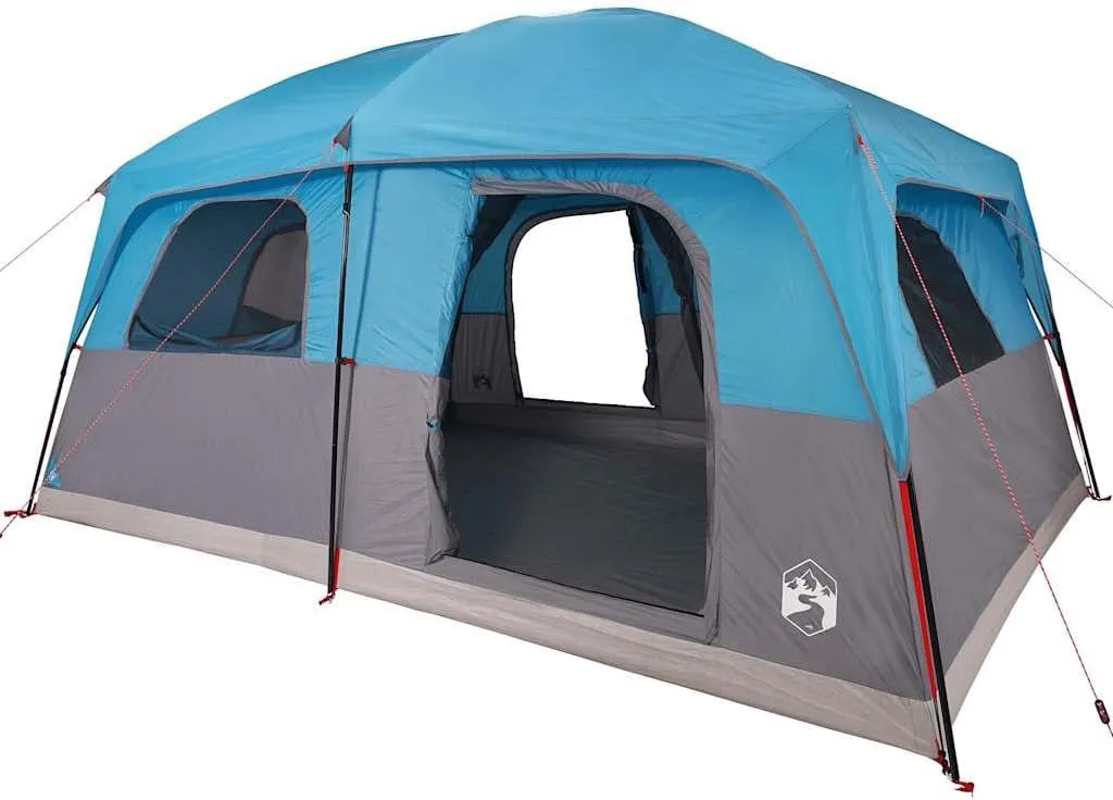 vidaXL Family Tent for 10 People Dome Tent Camping Tent Waterproof