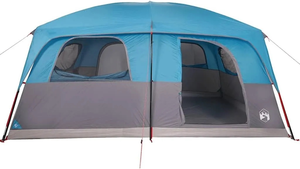 vidaXL Family Tent for 10 People Dome Tent Camping Tent Waterproof