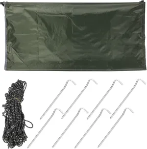 VOSAREA 1set Heat Insulating Camping Tarp Uv Sun Shade Tent for Outdoor Activities for Picnics Camping and Family Gatherings