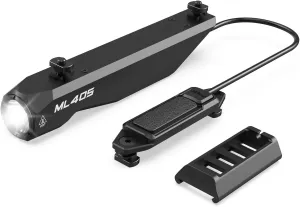 VOTATU ML40S 1450 Lumens Tactical Flashlight with Pressure Switch Compatible with M-Lok Rail Weapon Light for Rifle, Strobe Function, Magnetic Rechargeable
