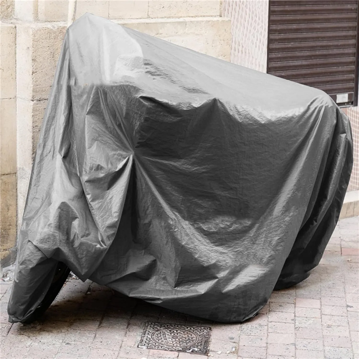 Waterproof Tarp with Metal Grommets, Shade Tarp for Camping, Picnic Mat, Emergency Rain Shelter, Outdoor Cover and Camping Use