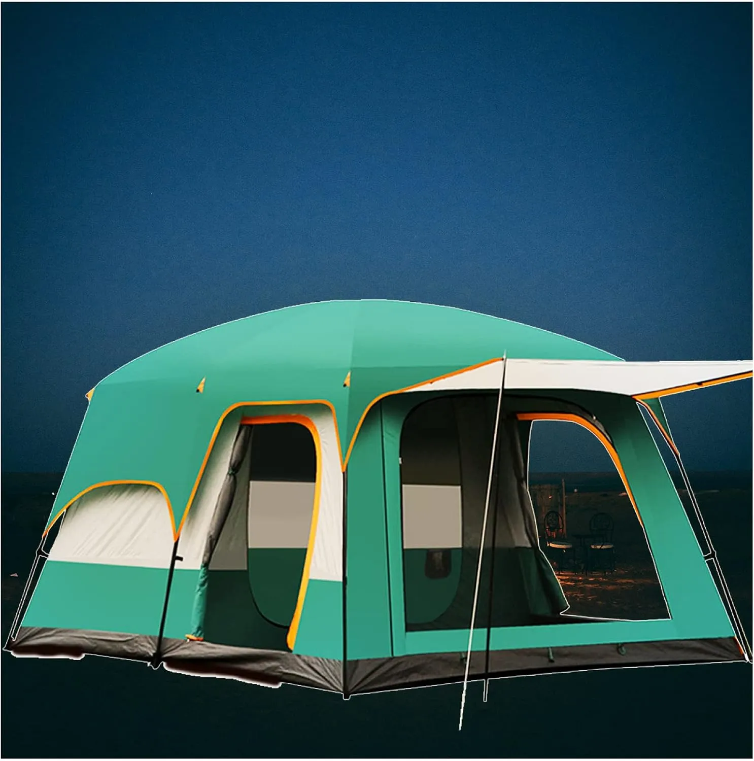 Waterproof Tents 5 to 8 People Spacious, Instant Tent Stable Sturdy Instant Dome Tent for Hiking Backpacking