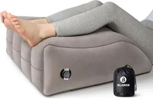Wedge Pillow for Sleeping - Inflatable Leg Elevation Pillow for Swelling,Circulation,Leg & Back Pain Relief,Leg Support Polyvinyl Chloride Pillow for After Aurgery,Hip,Foot,Ankle Recovery