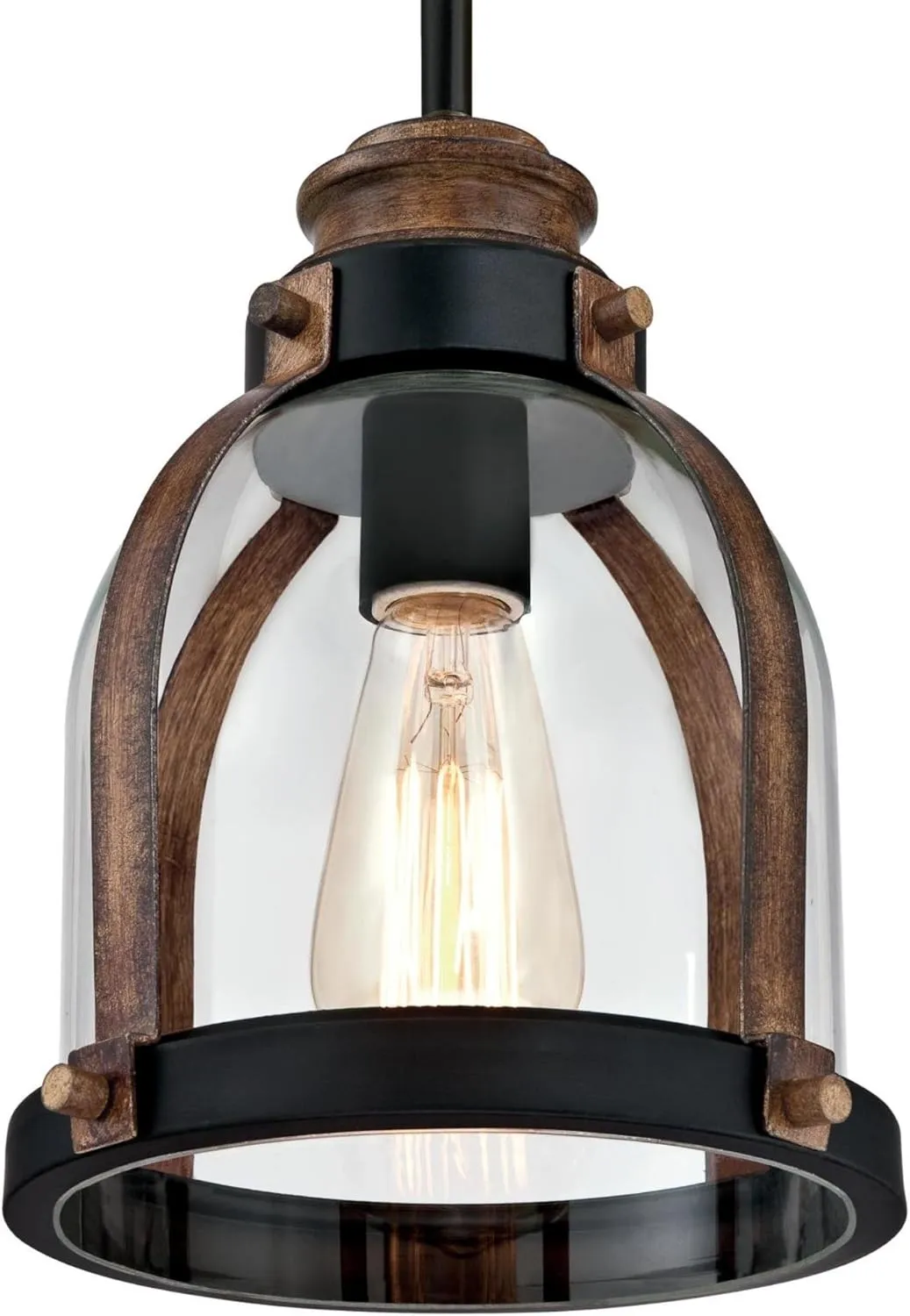 Westinghouse 6356300 Cindy Mini Pendant, 1 Light, Oil Rubbed Bronze , Oil-rubbed Bronze