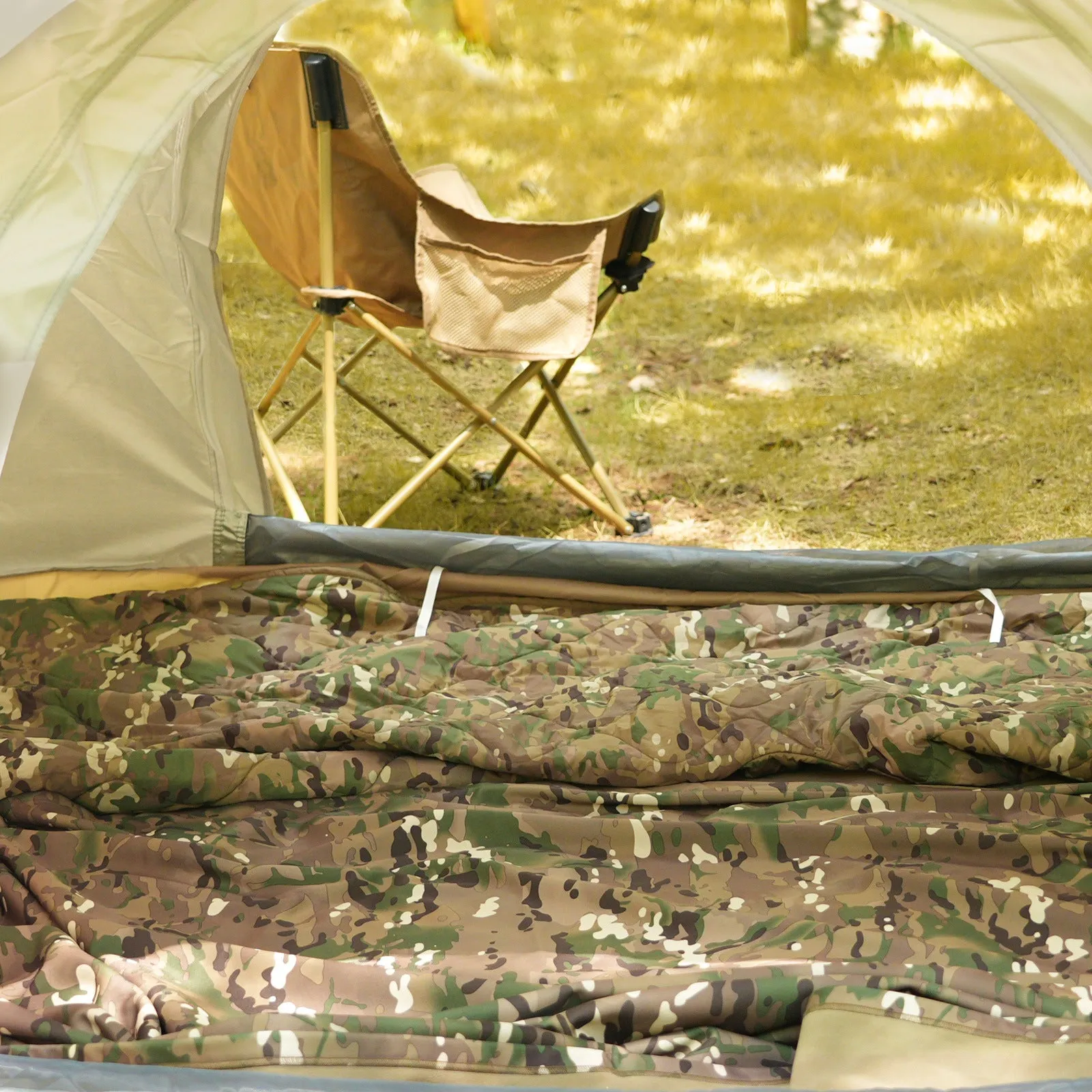 Wildking Multipurpose Camouflage Convenient Picnic Camping Quilt