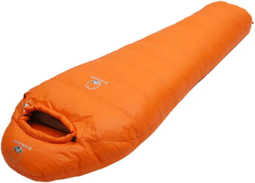 Winter Outdoor Camping Mummies Soft Goose Down Sleeping Bag Ultra Light Warm Stitching Double Sleeping Bag