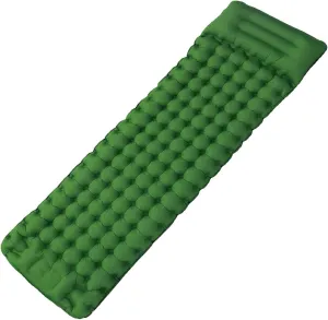 WOLWES Inflatable Mat Outdoor Camping TPU Inflatable Mat Portable Foot Inflatable Sheet Single Inflatable Mattress Camping Tent Inflatable Sleeping Mat