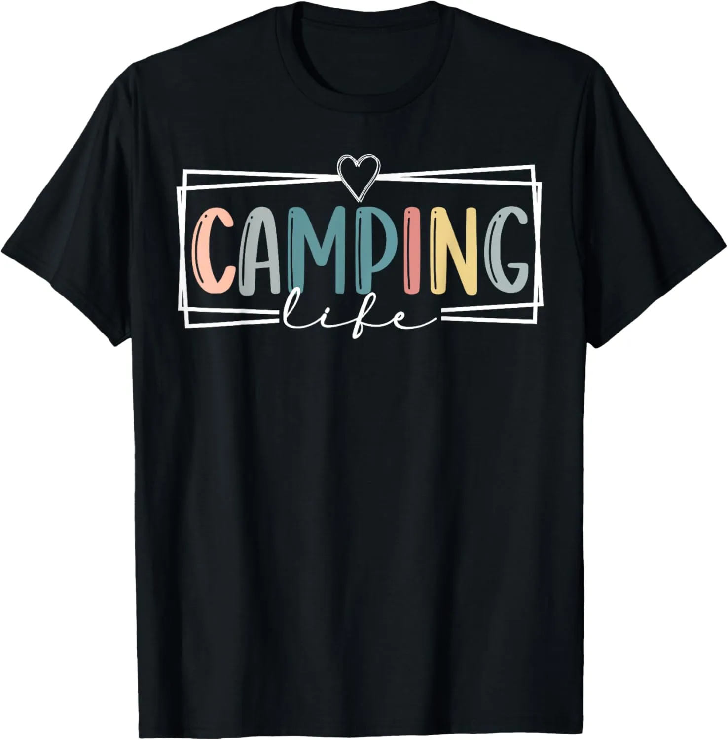 Women's Camping Life Camping vacation beach mountain T-Shirt
