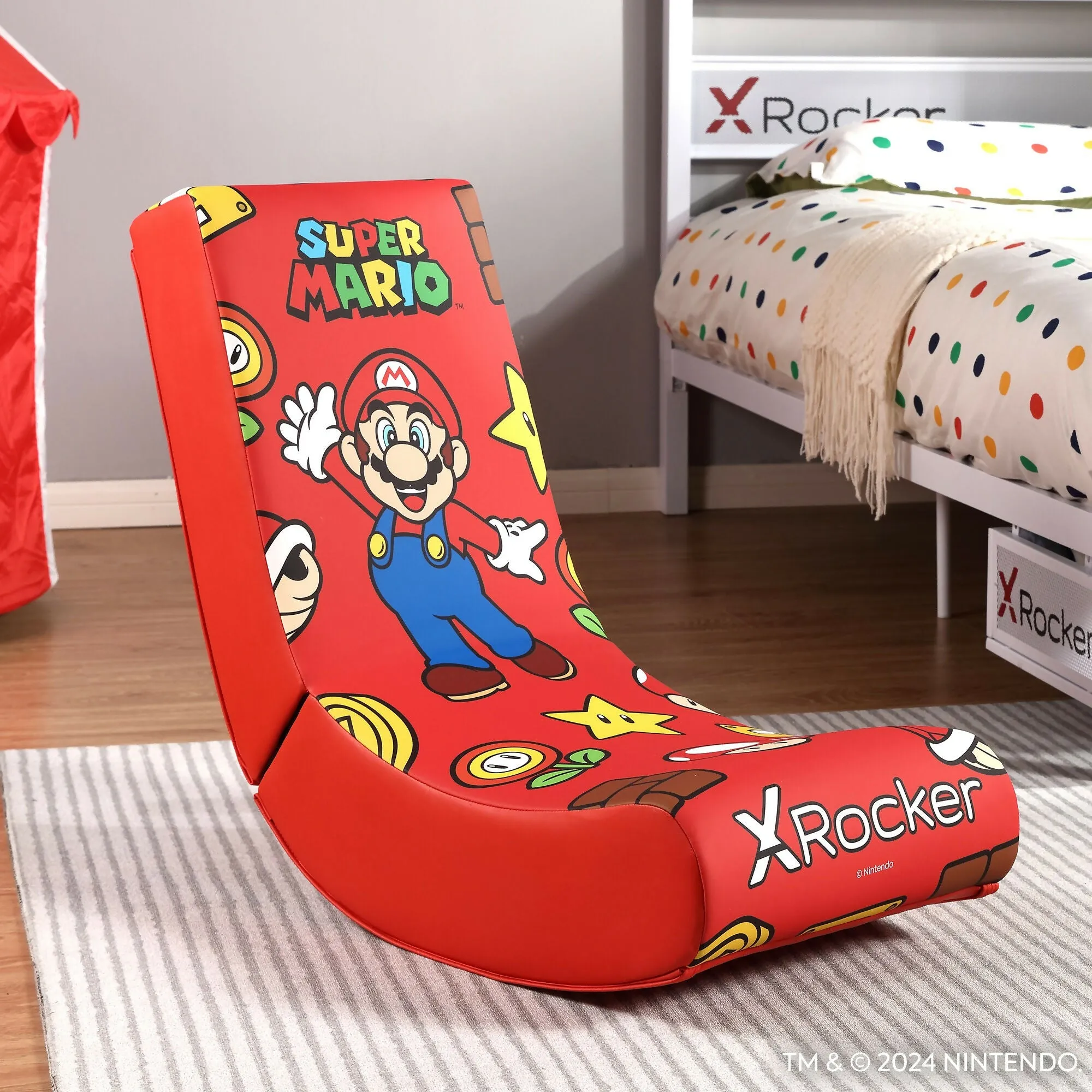 X Rocker Nintendo Video Rockers - Mario - Power Up Edition