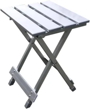 Yardwe Outdoor Folding Chair Lightweight Aluminum Alloy Stool for Camping and Hiking
