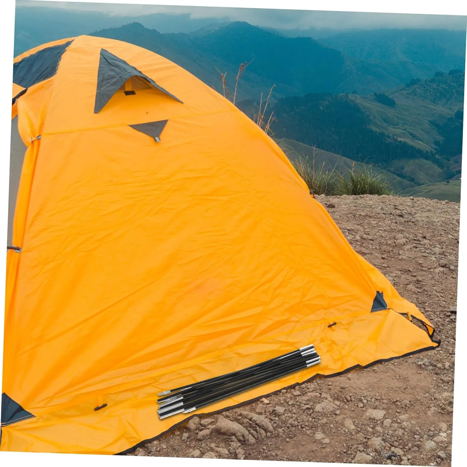 Yardwe Replacement Kit for Tent Pole Tarp Tent Lightweight Tent Poles Canopy Poles for Tarp Camping Tarp with