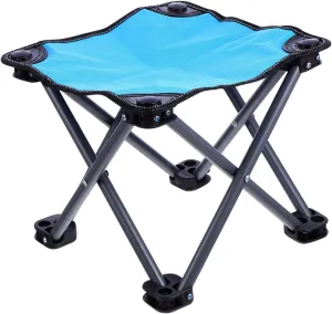 YARNOW 1pc Outdoor Folding Chair Portable Beach Stool Non-Slip Oxford Lightweight Compact for Camping Fishing BBQ and Outdoor Activities Easy to Carry and Space-Saving Design