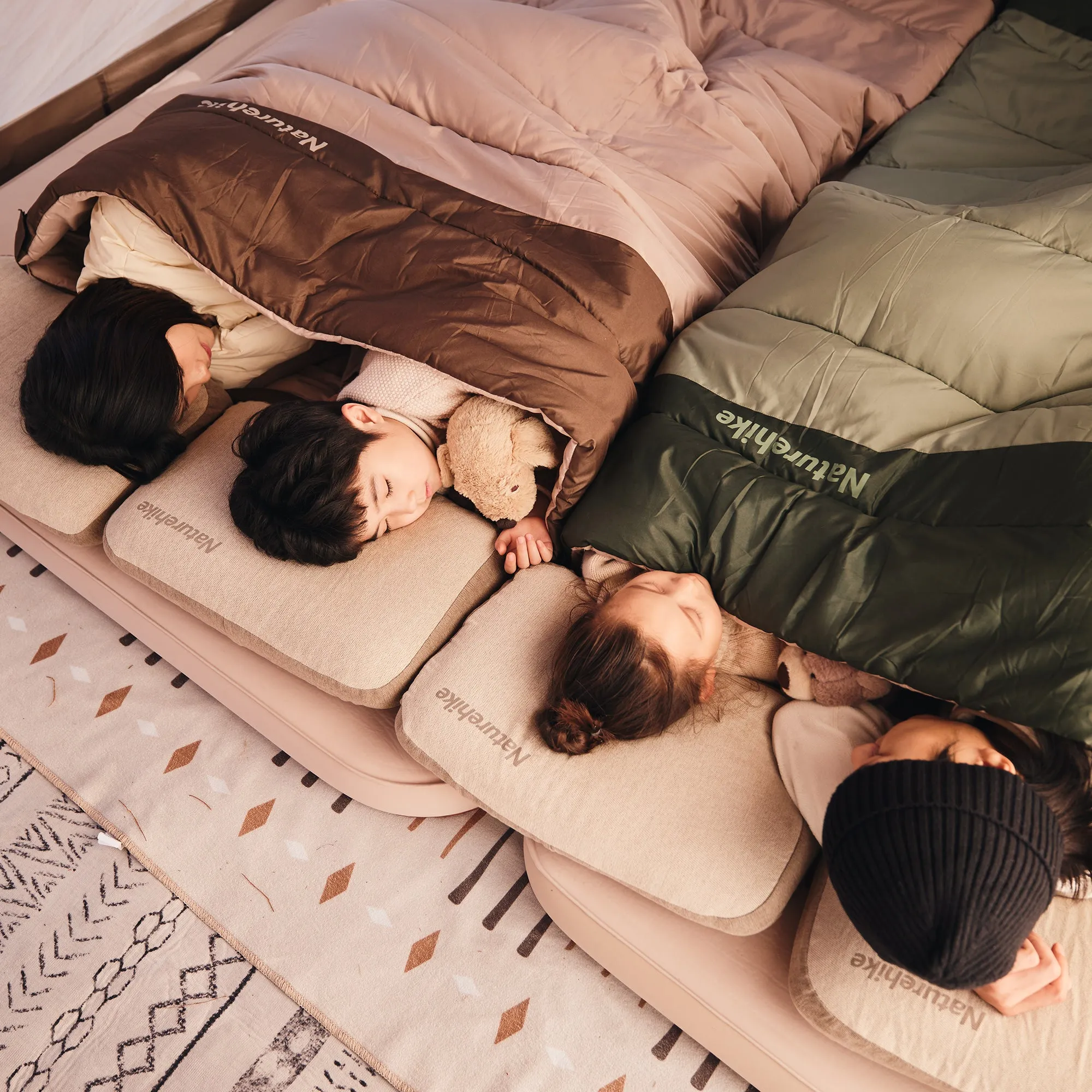 YC Extra Wide Square Cotton Sleeping Bag