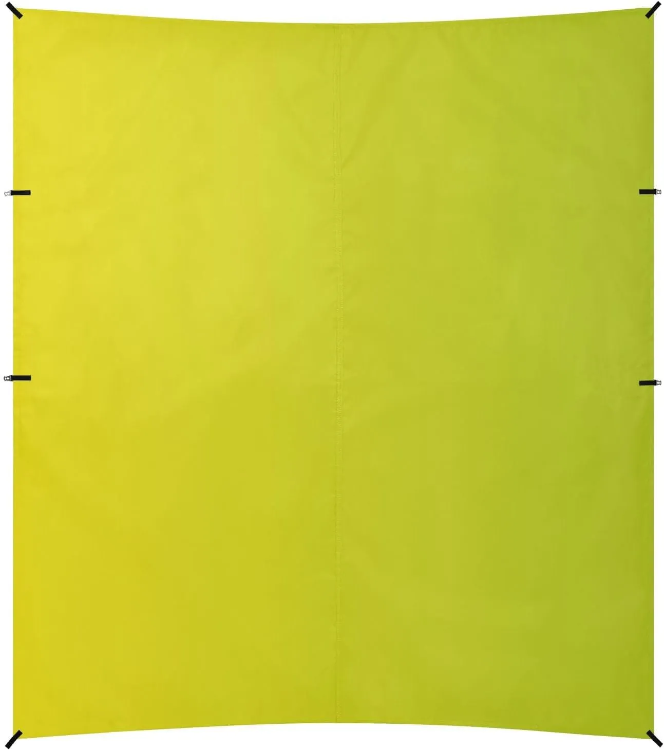 Yellow Gradient Foldable Beach Cabana UPF50  Waterproof Large Portable Sun Shelter with Sand Shovel, Sandbags for Backyard and Camping