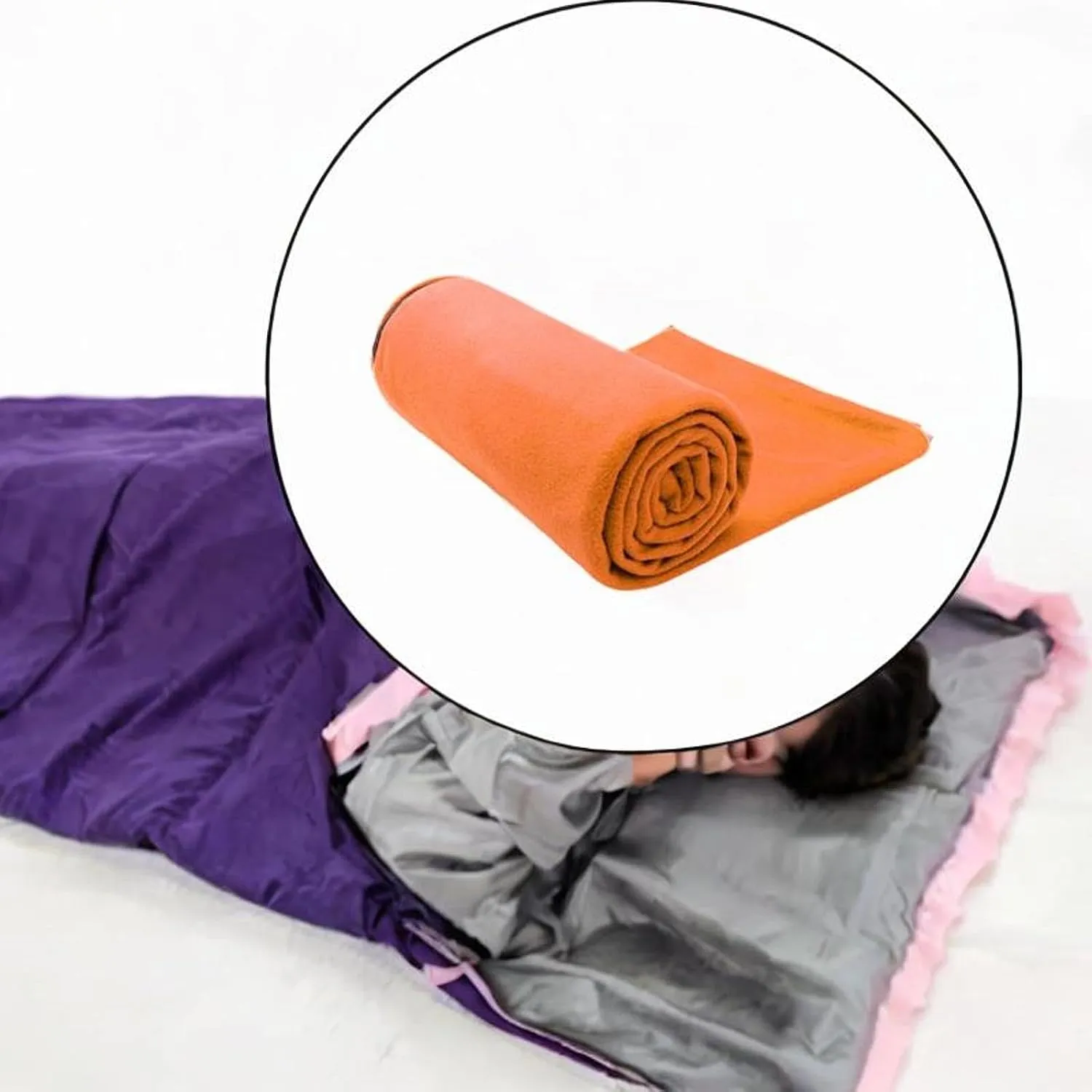 Yiju Sleeping Bag Liner Travel Bed Cold Weather Adult Lightweight Accessories Camping Blanket for Hiking Outdoor Travel
